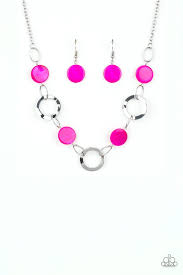 Be Adored Jewelry Bermuda Bliss Pink Paparazzi Necklace
