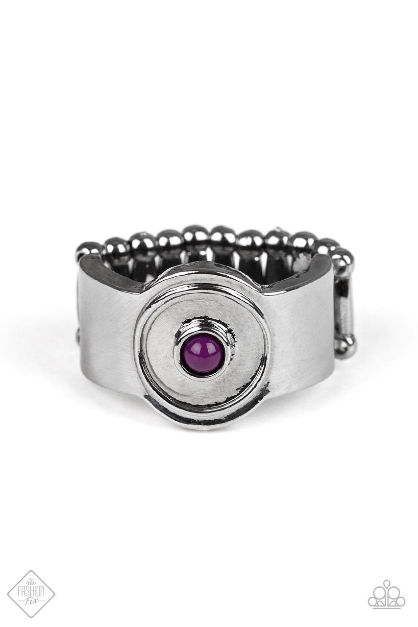 Paparazzi Can't BEAD That - Purple Ring - Be Adored Jewelry