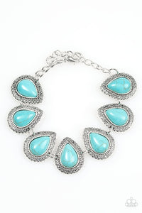 Paparazzi Canyon Creek - Blue Bracelet - Be Adored Jewelry