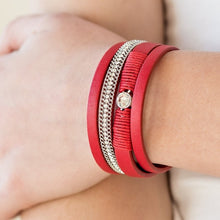 Load image into Gallery viewer, Paparazzi Catwalk Craze - Red Bracelet - Be Adored Jewelry