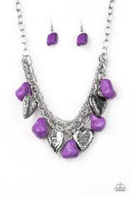 Load image into Gallery viewer, Be Adored Jewelry Change of Heart Paparazzi Purple Necklace