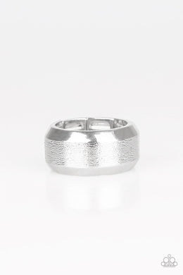 Paparazzi Checkmate - Silver Men Ring - Be Adored Jewelry