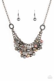 Cinderella Glam - Paparazzi Brass Necklace - Be Adored Jewelry