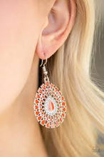 Load image into Gallery viewer, City Chateau - Orange Paparazzi Earring - Be Adored Jewelry