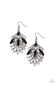 Be Adored Jewelry COSMIC-politan Black Paparazzi Earring