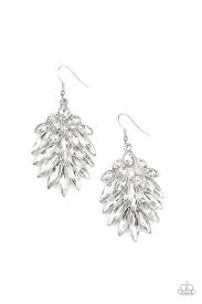 Be Adored Jewelry COSMIC-politan White Paparazzi Earring