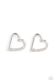Be Adored Jewelry Cupid, Who? Silver Paparazzi Post Earring
