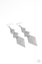 Load image into Gallery viewer, Be Adored Jewelry Danger Ahead Silver Paparazzi Earring