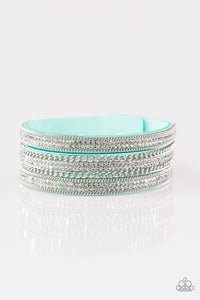 Paparazzi Dangerously Drama Queen Blue Urban Bracelet Be