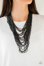 Load image into Gallery viewer, Be Adored Jewelry Dauntless Dazzle Black Paparazzi Necklace