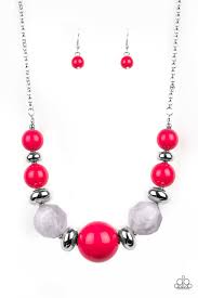 Daytime Drama - Paparazzi Pink Necklace - Be Adored Jewelry