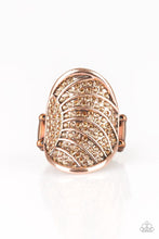 Load image into Gallery viewer, Paparazzi Dazzle Daze - Copper Ring - Be Adored Jewelry