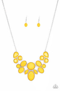 Be Adored Jewelry Demi-Diva Yellow Paparazzi Necklace