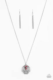 Desert Abundance - Paparazzi Red Necklace - Be Adored Jewelry