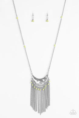 Paparazzi Desert Trance - Green Necklace - Be Adored Jewelry