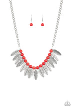Load image into Gallery viewer, Be Adored Jewelry Desert Plumes Red Paparazzi Necklace 
