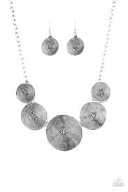 Deserves A Medal - Paparazzi Silver Necklace - Be Adored Jewelry
