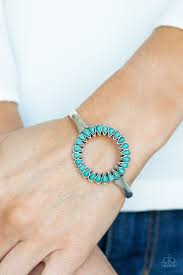 Be Adored Jewelry Divinely Desert Blue Paparazzi Bracelet