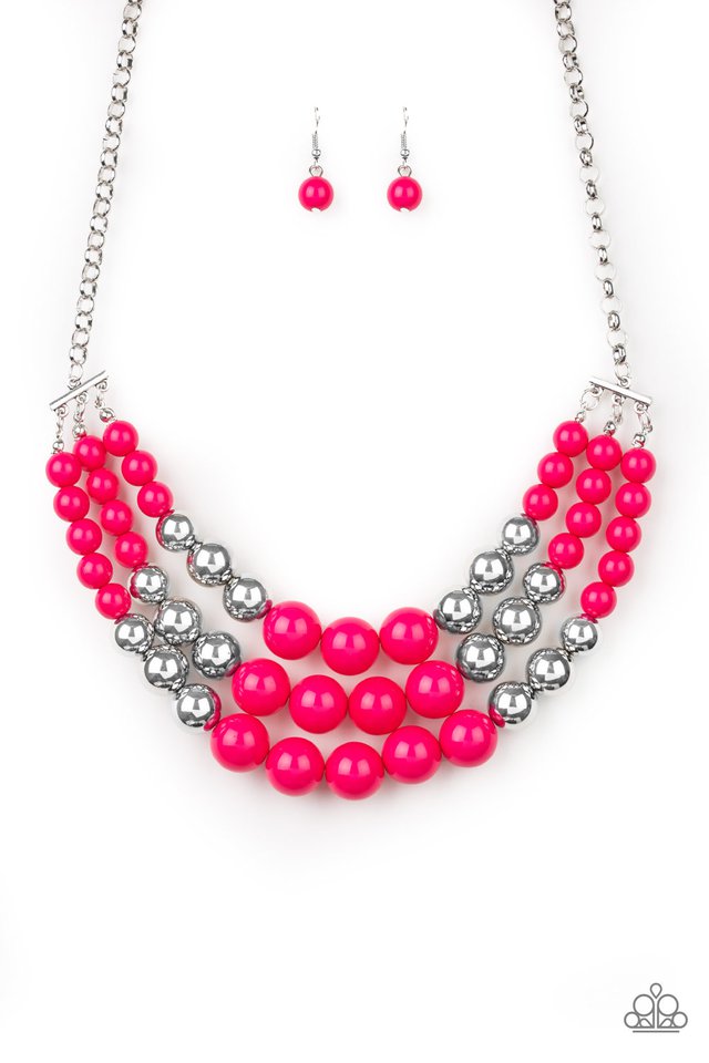 Paparazzi Dream Pop - Pink Necklace - Be Adored Jewelry