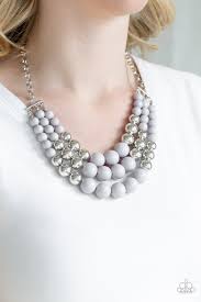 Dream Pop - Paparazzi Silver Necklace - Be Adored Jewelry