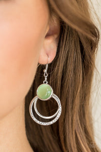Paparazzi Dreamily Dreamland - Green Earring - Be Adored Jewelry