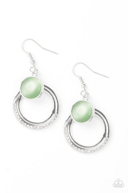 Paparazzi Dreamily Dreamland - Green Earring - Be Adored Jewelry