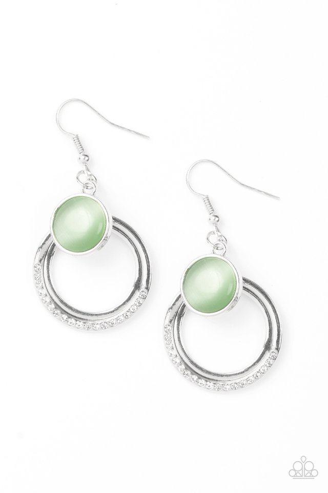 Paparazzi Dreamily Dreamland - Green Earring - Be Adored Jewelry