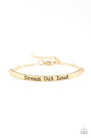 Be Adored Jewelry Dream Out Loud Gold Paparazzi Bracelet