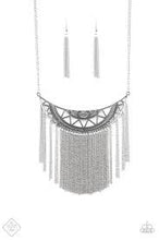 Load image into Gallery viewer, Empress Excursion - Paparazzi Silver Necklace - Be Adored Jewelry