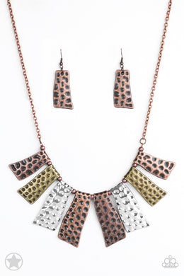Fan of the Tribe - Paparazzi Multi Necklace - Be Adored Jewelry