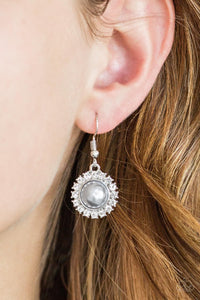 Fashion Show Celebrity - Paparazzi Silver Earring - Be Adored Jewelry