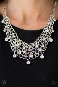 Paparazzi Fishing for Compliments - Silver Necklace - Be Adored Jewelry