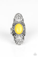 Load image into Gallery viewer, Paparazzi Flair For The Dramatic - Yellow Ring - Be Adored Jewelry
