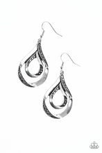 Load image into Gallery viewer, Flavor Of The FLEEK - Paparazzi Silver Earring - Be Adored Jewelry