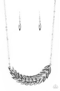 Flight of FANCINESS - Silver Paparazzi Necklace