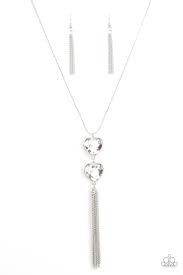 Be Adored Jewelry Flirtatious of Them All White Paparazzi Necklace 