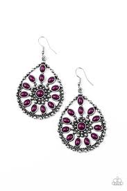 Be Adored Jewelry Free To Roam Purple Paparazzi Earring