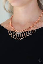 Load image into Gallery viewer, Fringe Finale - Paparazzi Copper Necklace - Be Adored Jewelry