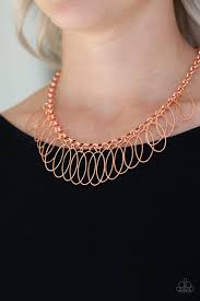 Fringe Finale - Paparazzi Copper Necklace - Be Adored Jewelry