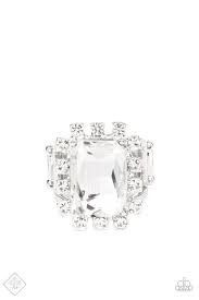 Be Adored Jewelry Galactic Glamour White Paparazzi Ring