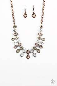 Be Adored Jewelry Geocentric Multi Paparazzi Necklace 