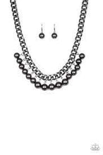 Load image into Gallery viewer, Be Adored Jewelry Get Off My Runway Black Paparazzi Necklace 