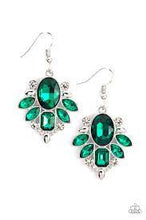 Load image into Gallery viewer, Be Adored Jewelry Glitzy Go-Getter Green Paparazzi Earring