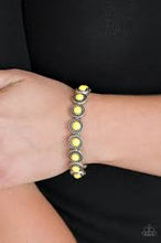Load image into Gallery viewer, Be Adored Jewelry Globetrotter Goals  Yellow Paparazzi Bracelet