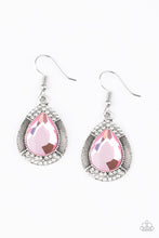 Load image into Gallery viewer, Grandmaster Shimmer - Paparazzi Pink Earring - Be Adored Jewelry