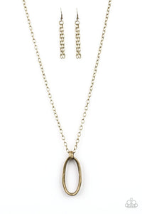 Grit Girl - Paparazzi Brass Necklace - Be Adored Jewelry