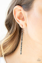 Load image into Gallery viewer, Grunge Meets Glamour - Paparazzi Black Earring - Be Adored Jewelry