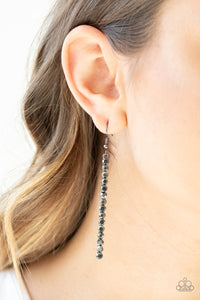 Grunge Meets Glamour - Paparazzi Black Earring - Be Adored Jewelry