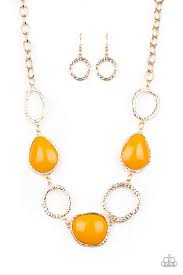 Haute Heirloom - Paparazzi Orange Necklace - Be Adored Jewelry