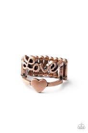 Be Adored Jewelry Heartstring Harmony Copper Paparazzi Ring 